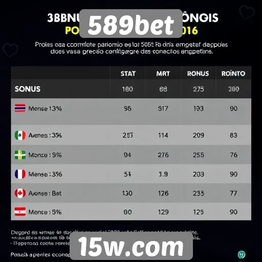 Comparativo entre bônus de 589bet e concorrentes